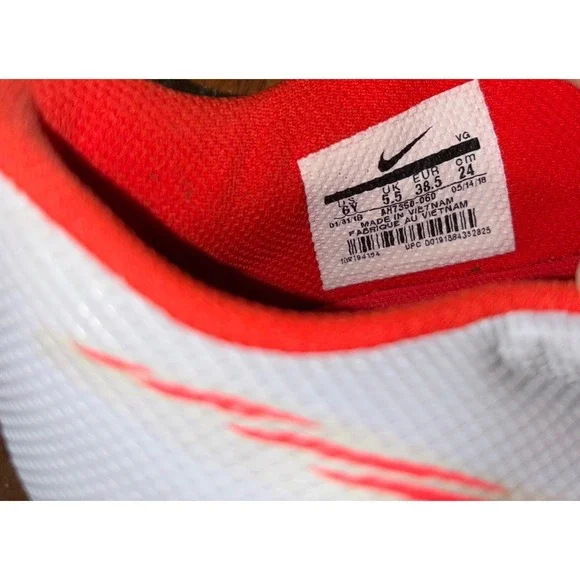 Nike 6Y Mercurial Vapor 12 Club Soccer Cleats Grey/Light Crimson Football Size‎ - Picture 5 of 6